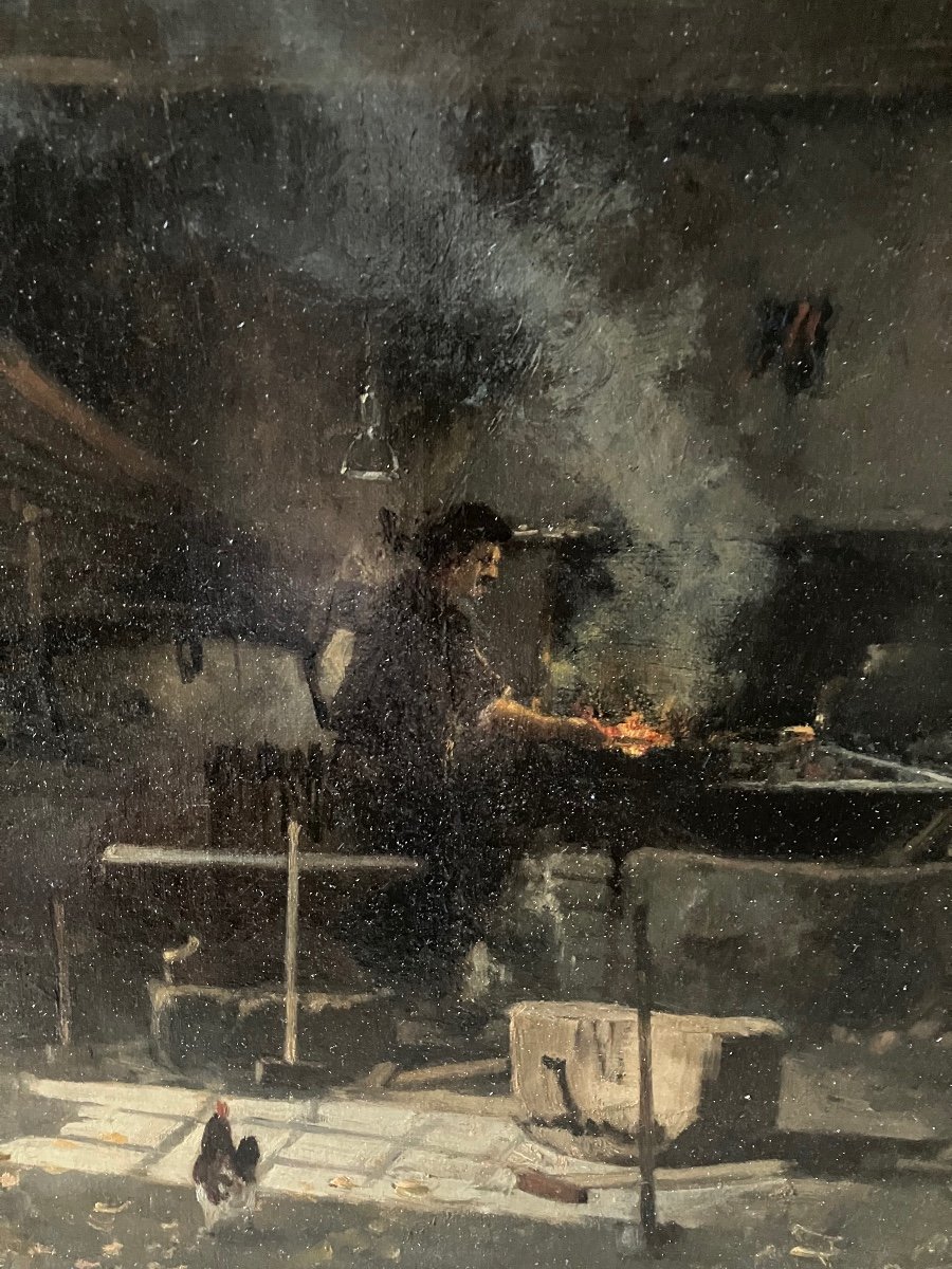 Alexandre Defaux, Forge Interior At Cernay La Ville-photo-3