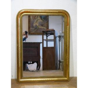 Mirror Louis Philippe Golden H 114 Xl 84 Cm