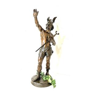 émile Laporte Vercingetorix Bronze 83 Cm