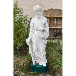 Grand Saint Joseph En Fonte 140 Cm 