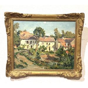 W Thornley Landscape Oise Surroundings Of Camille Pissaro School Of Pontoise, Painters Of Oise