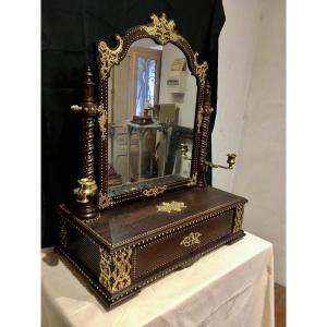Napoleon III Table Psychee With Drawer