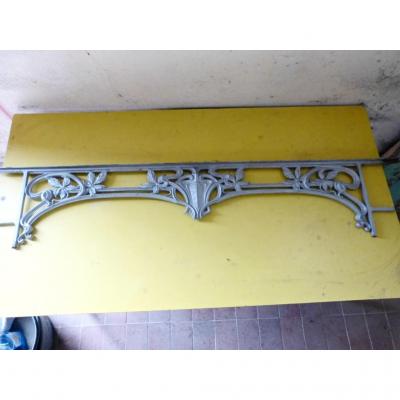 Hector Guimard: Two Cast Iron Window Supports From Saint Dizier Foundry