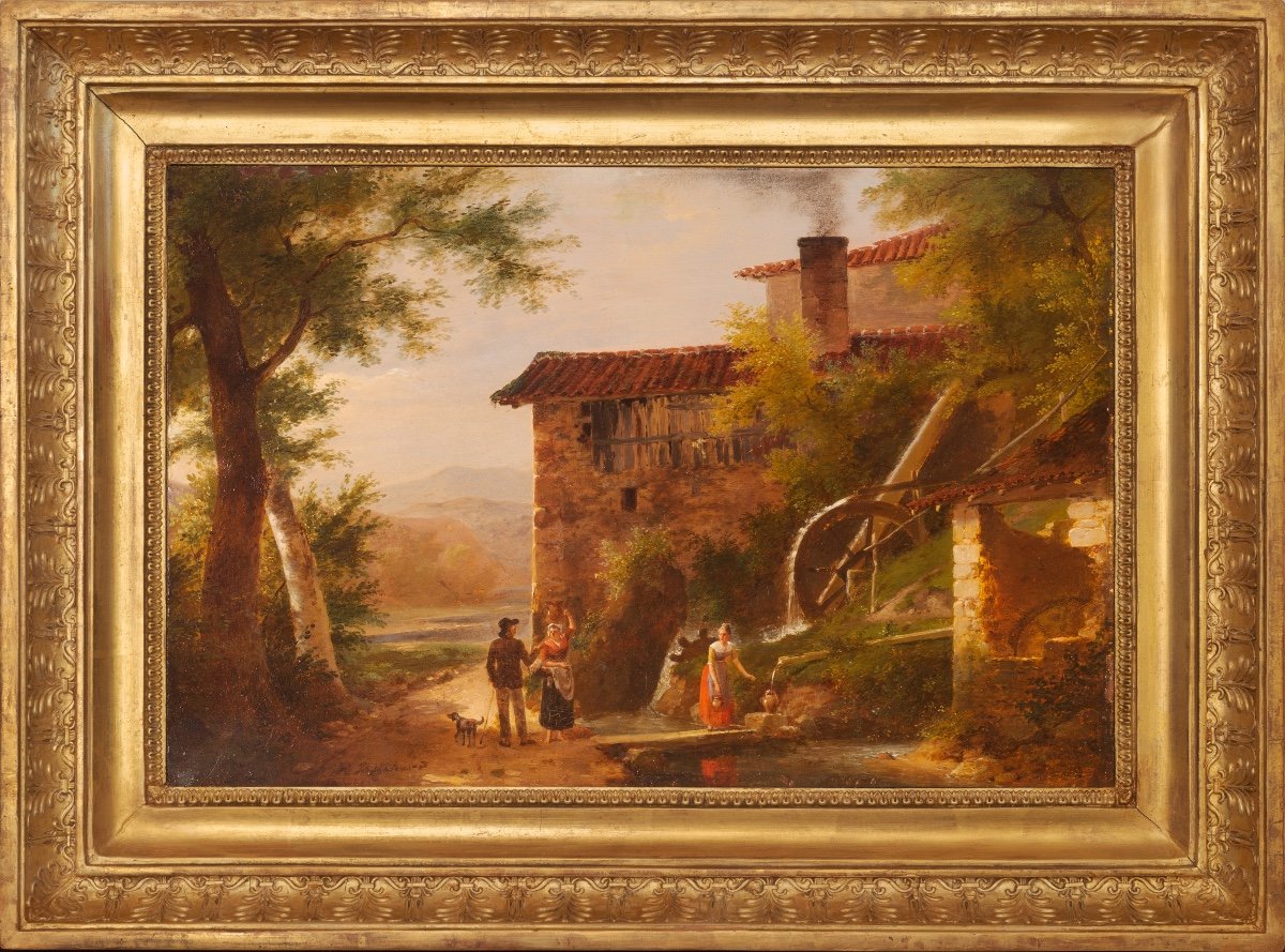Henri Joseph Boichard (1780-1871). Usines à La Sône, sur les bords de l'Isère-photo-2