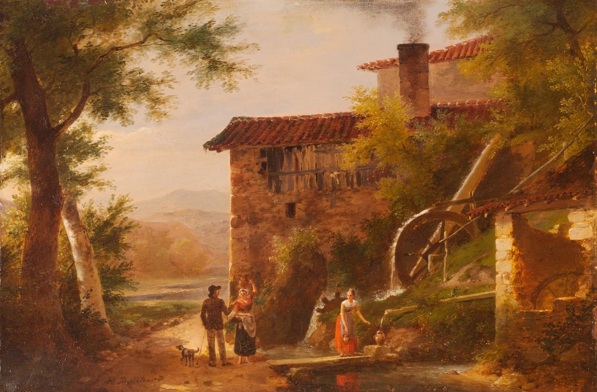 Henri Joseph Boichard (1780-1871). Usines à La Sône, sur les bords de l'Isère