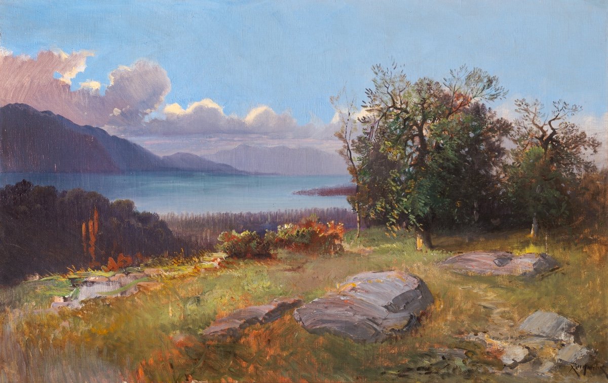 Jean Reignier (1861-1948) Le Lac Du Bourget