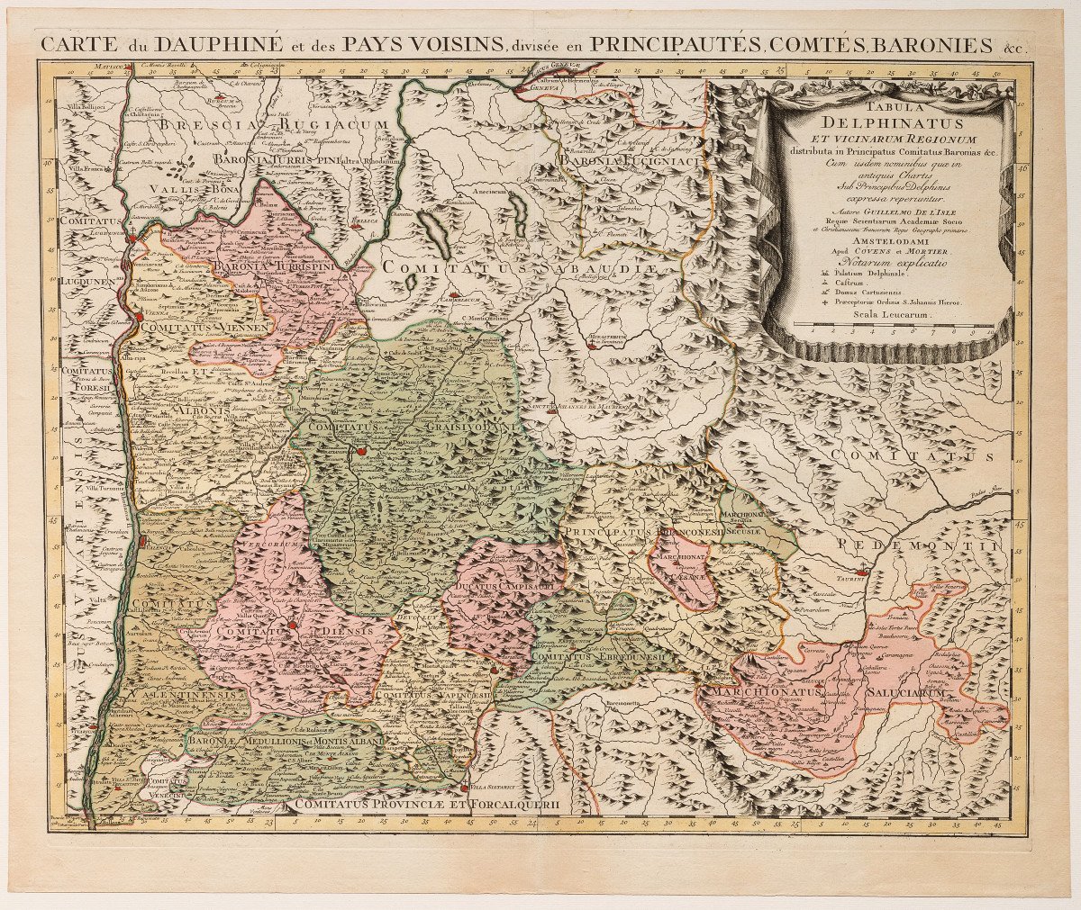 Dauphiné. Carte