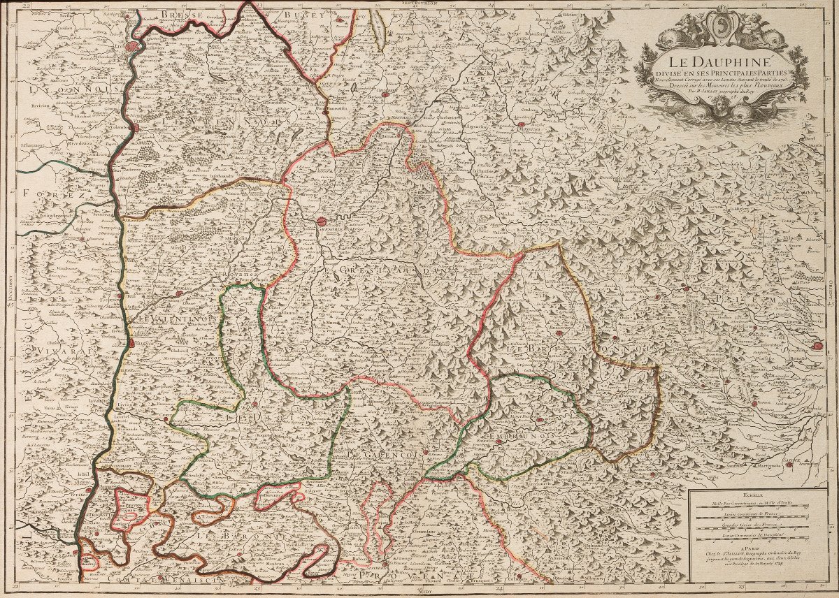 Dauphiné. Carte 