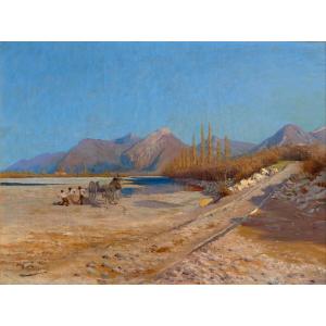 Louis Guiguet (1861-1928). Les bords du Drac et les massifs de Chartreuse