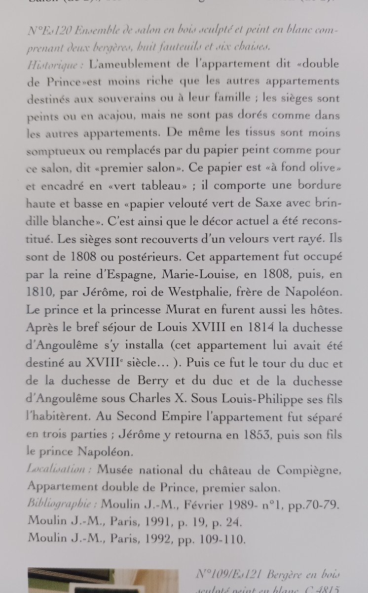 Pierre Benoit Marcion - chaise impériale livrée pour Compiègne en 1808-photo-5