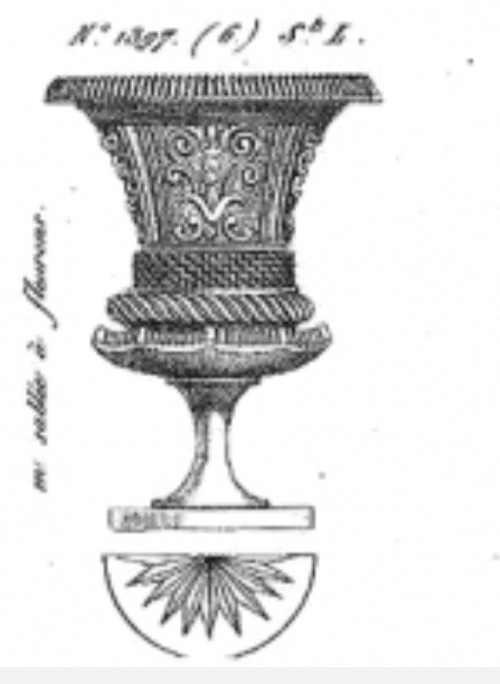 Manufacture Du Creusot Or Baccarat - Rare Pair Of Medici Vases - Restoration Period Crystal, Louis Philippe - Neoclassical-photo-5