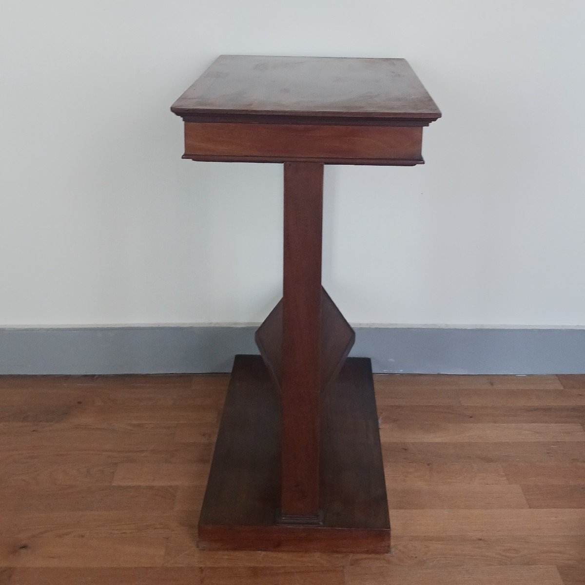 France, Early 19th Century - Dressing Table Or Worker On Mahogany Plinth-photo-3