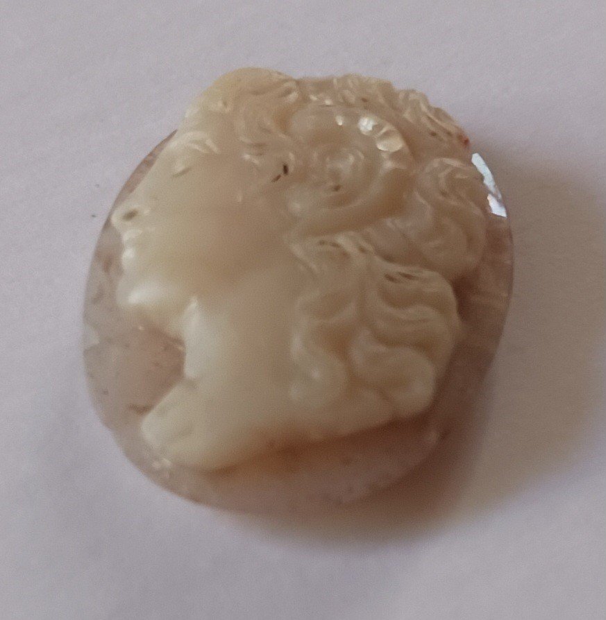 Italian Work, After The Antique - Cameo In Agate - Alexander The Great - Anticomania-photo-2