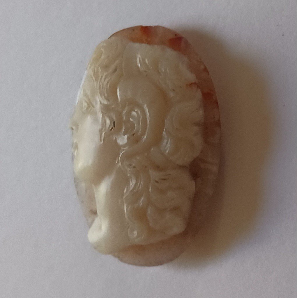 Italian Work, After The Antique - Cameo In Agate - Alexander The Great - Anticomania-photo-4