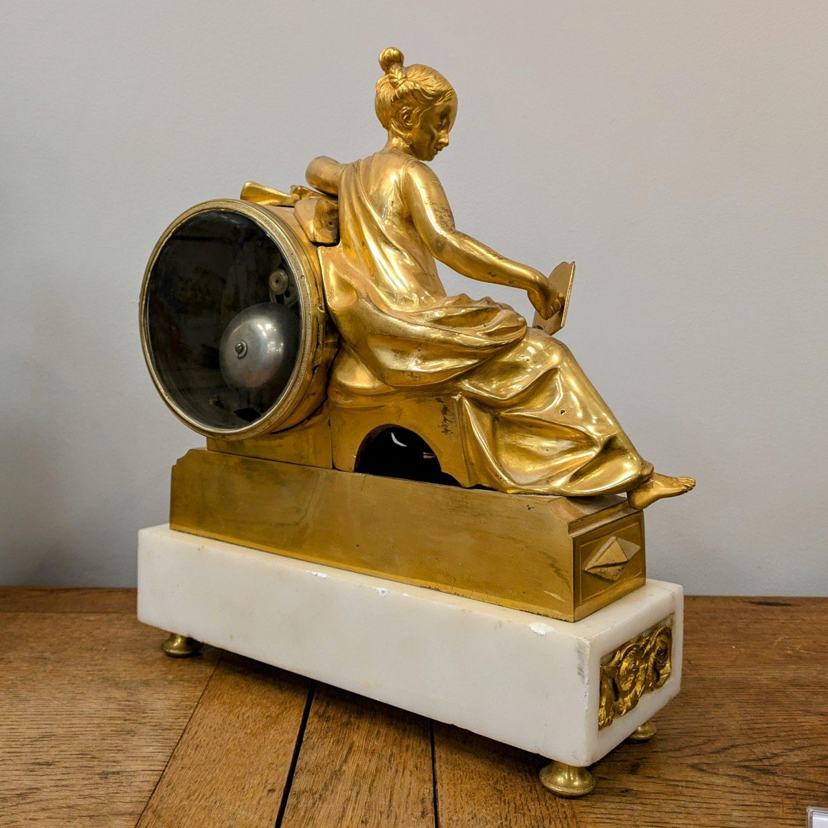 Foullet et Robinet - pendule d'époque Louis XVI dite à Cléopâtre ou la Petite Prudence-photo-4