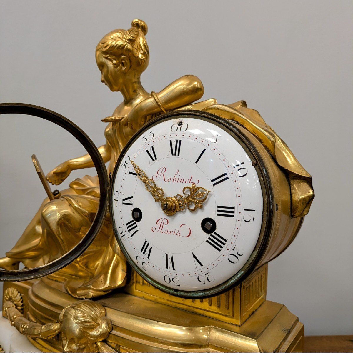 Foullet et Robinet - pendule d'époque Louis XVI dite à Cléopâtre ou la Petite Prudence-photo-5