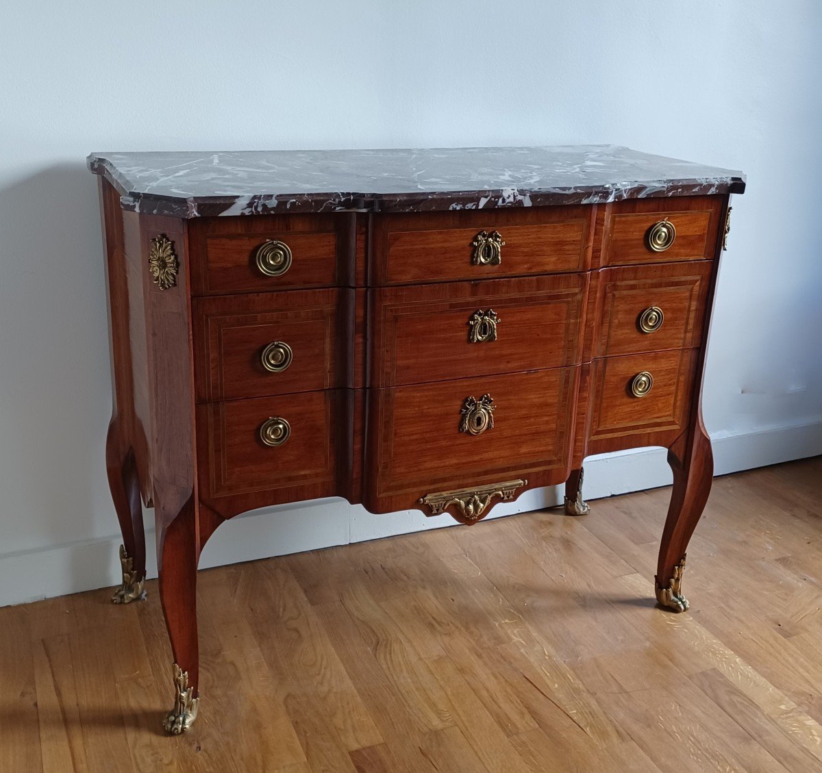 Jean-frédéric Ratié & Jme - Large Chest Of Drawers With Double Projection - Greek Style - Transition-photo-7