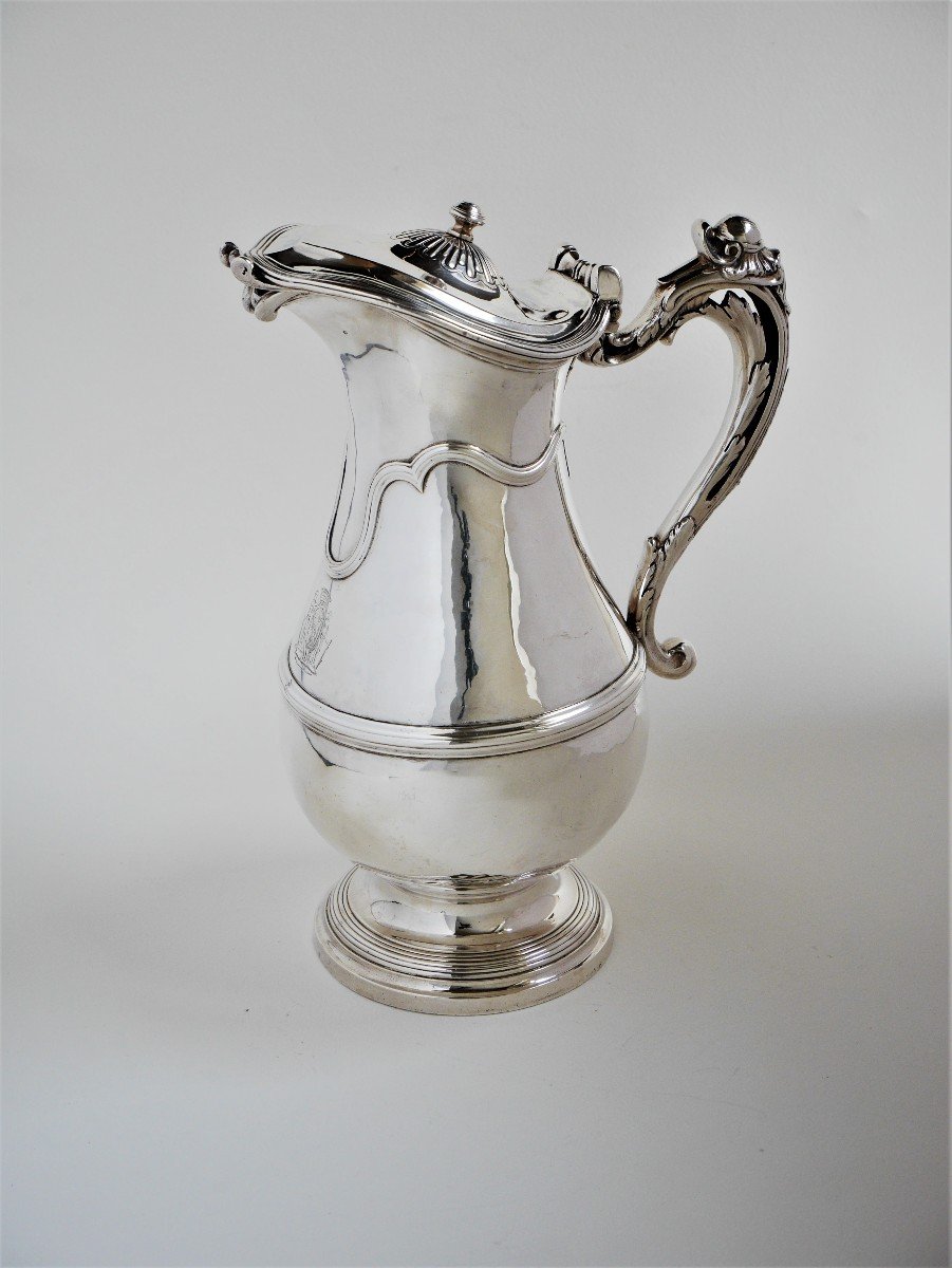 Aiguière En Argent Par Jean-Charles Fauché, Paris, 1742-1743-photo-2