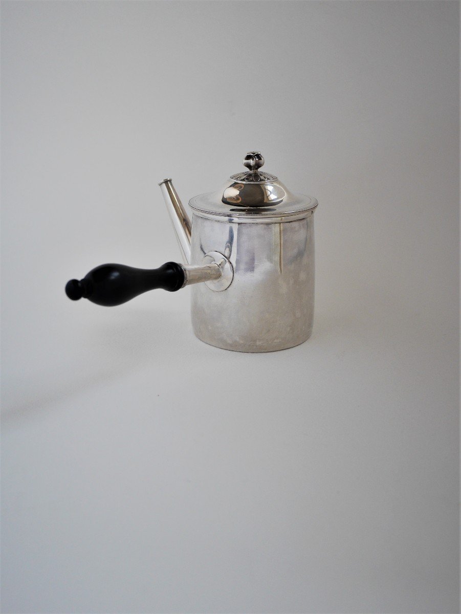 An Egoist Coffee Pot In Silver, Province (france), Restoration Period-photo-4