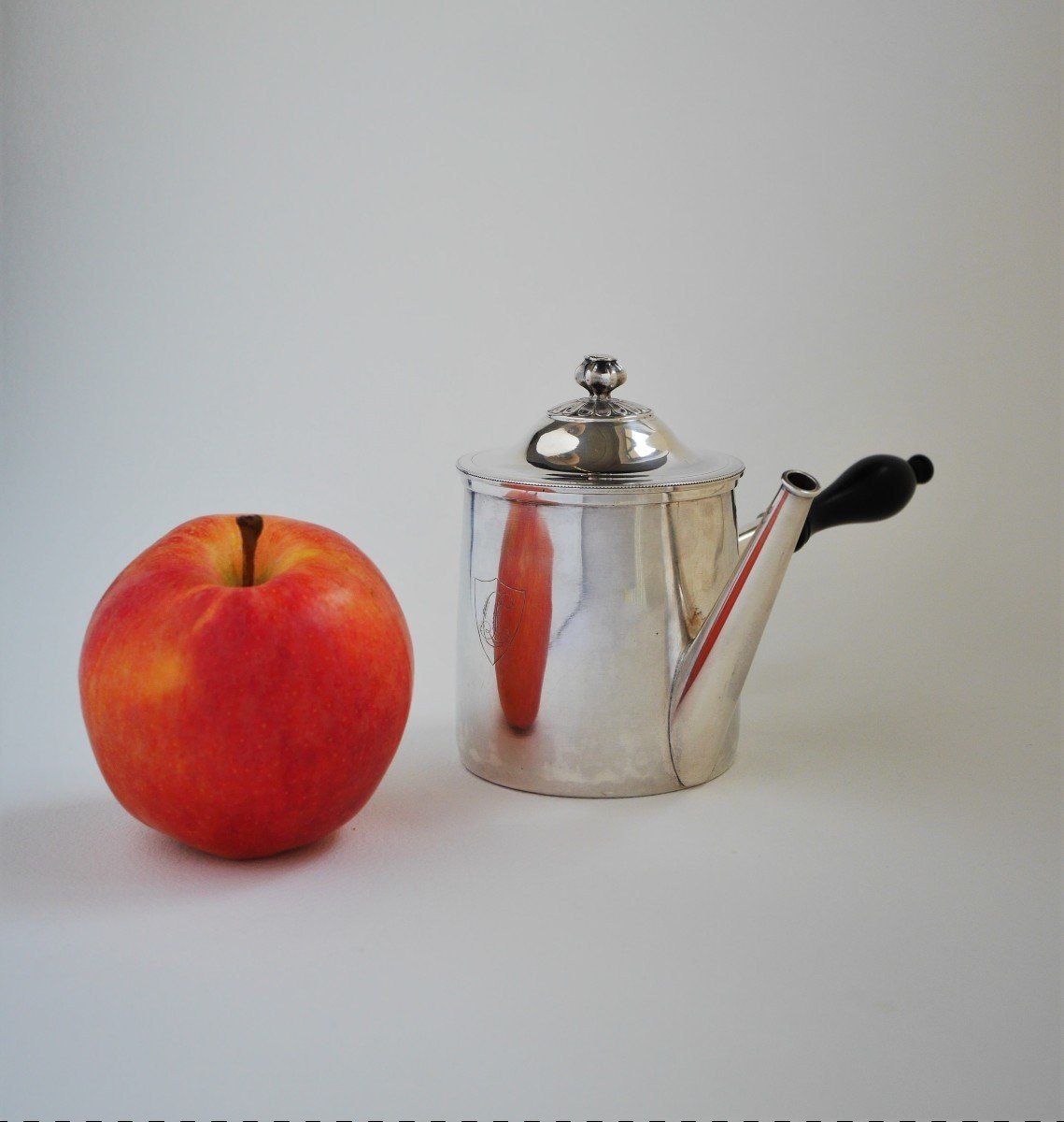 An Egoist Coffee Pot In Silver, Province (france), Restoration Period-photo-2