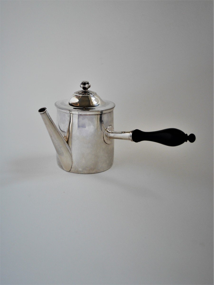 An Egoist Coffee Pot In Silver, Province (france), Restoration Period