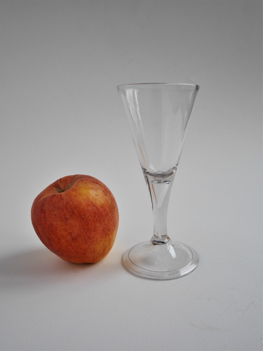 Large Cornet Drinking Glass, France, Mid 18th Century