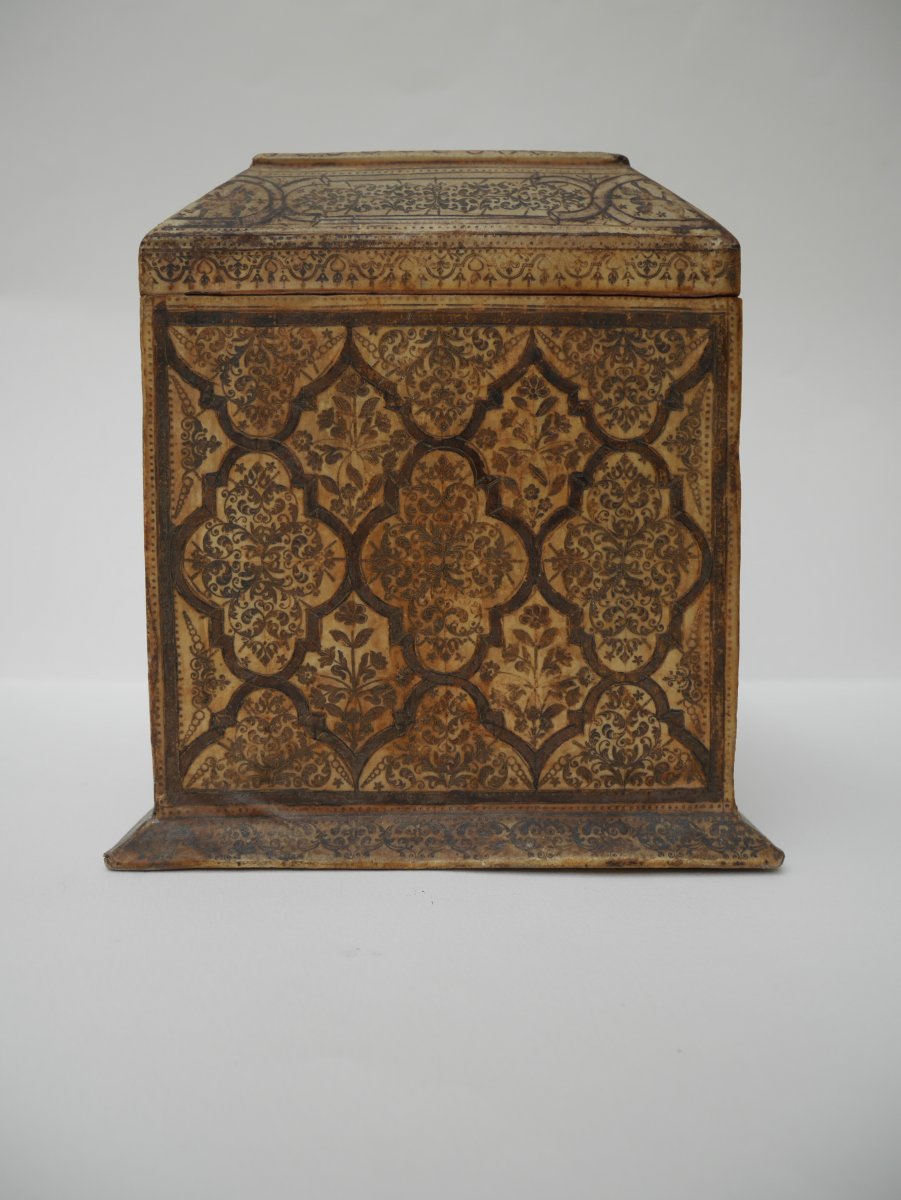 Cabinet ou coffret à Bijoux, Augsbourg, ex-coll. Rothschild, vers 1740-photo-3