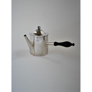 An Egoist Coffee Pot In Silver, Province (france), Restoration Period