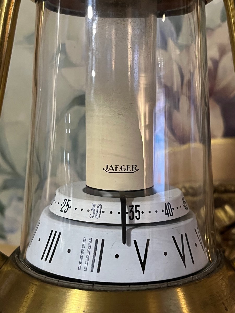 Jaeger Lecoultre Clock Lantern Minor 8 Days Circa 1960-photo-1