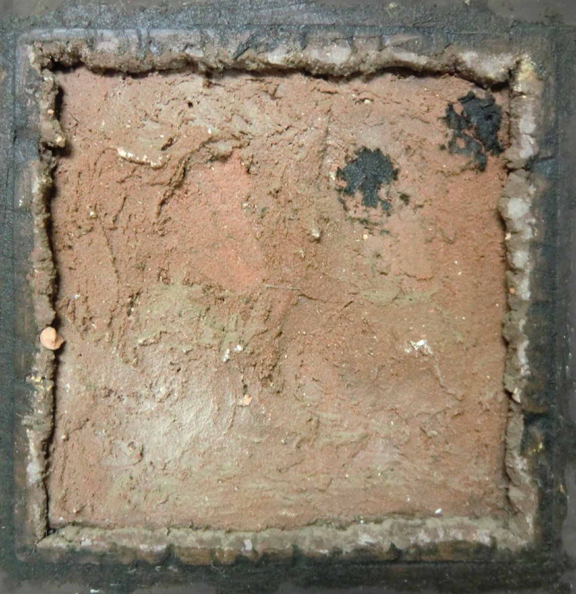 ALESSANDRI Joseph, Né En 1940 "Sans titre" Années 1970 Bas-Relief résine 60 x 60 cm-photo-3