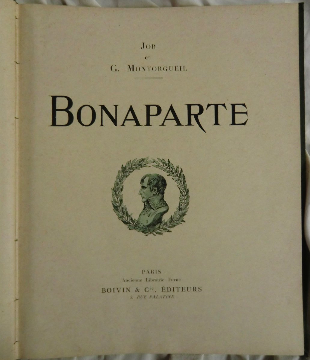 G.montorgueil And Job "bonaparte", Boivin Et Cie Publishers, Paris, 1910 Illustrated Book 37.5x30 Cm-photo-2