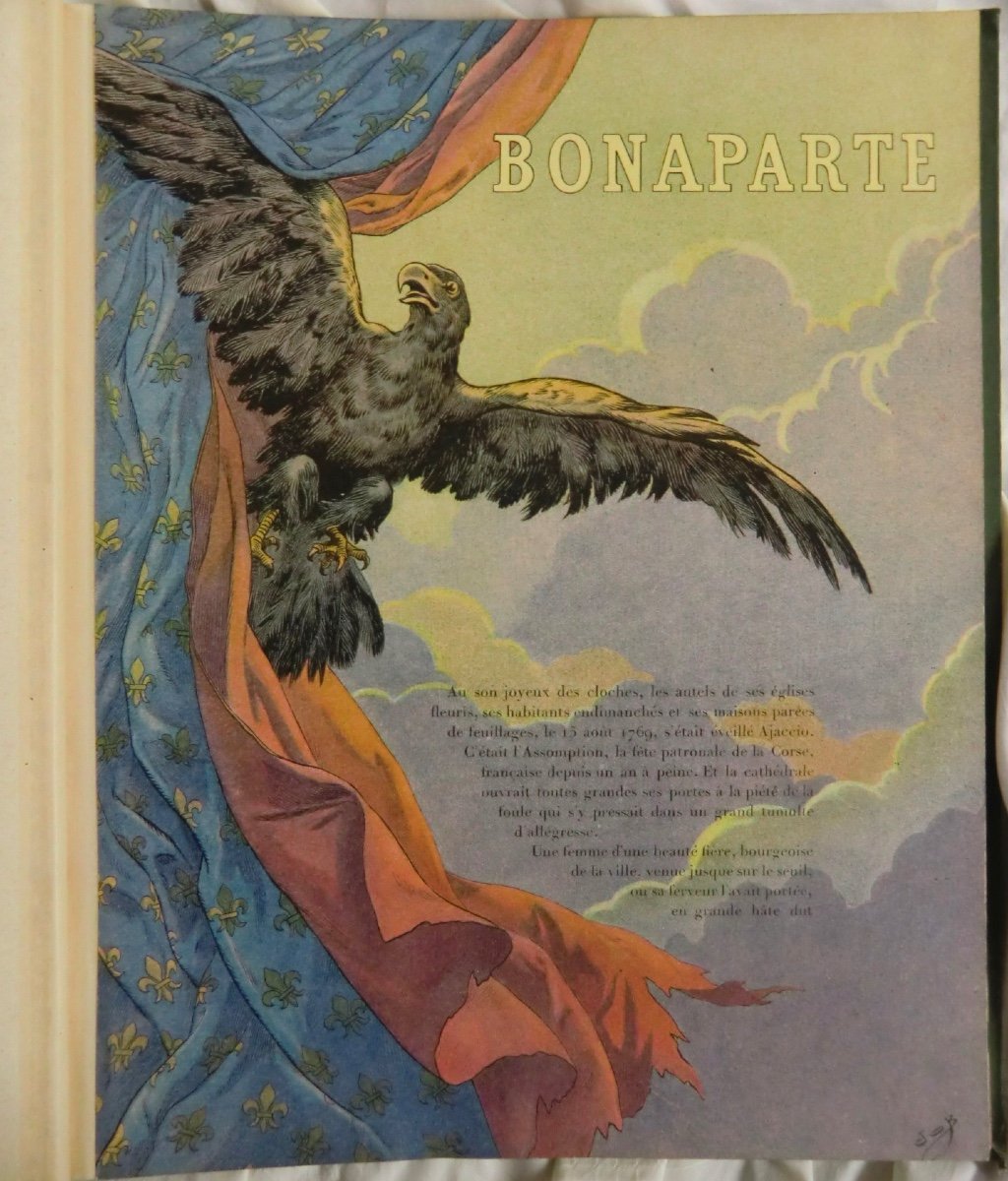 G.montorgueil And Job "bonaparte", Boivin Et Cie Publishers, Paris, 1910 Illustrated Book 37.5x30 Cm-photo-3