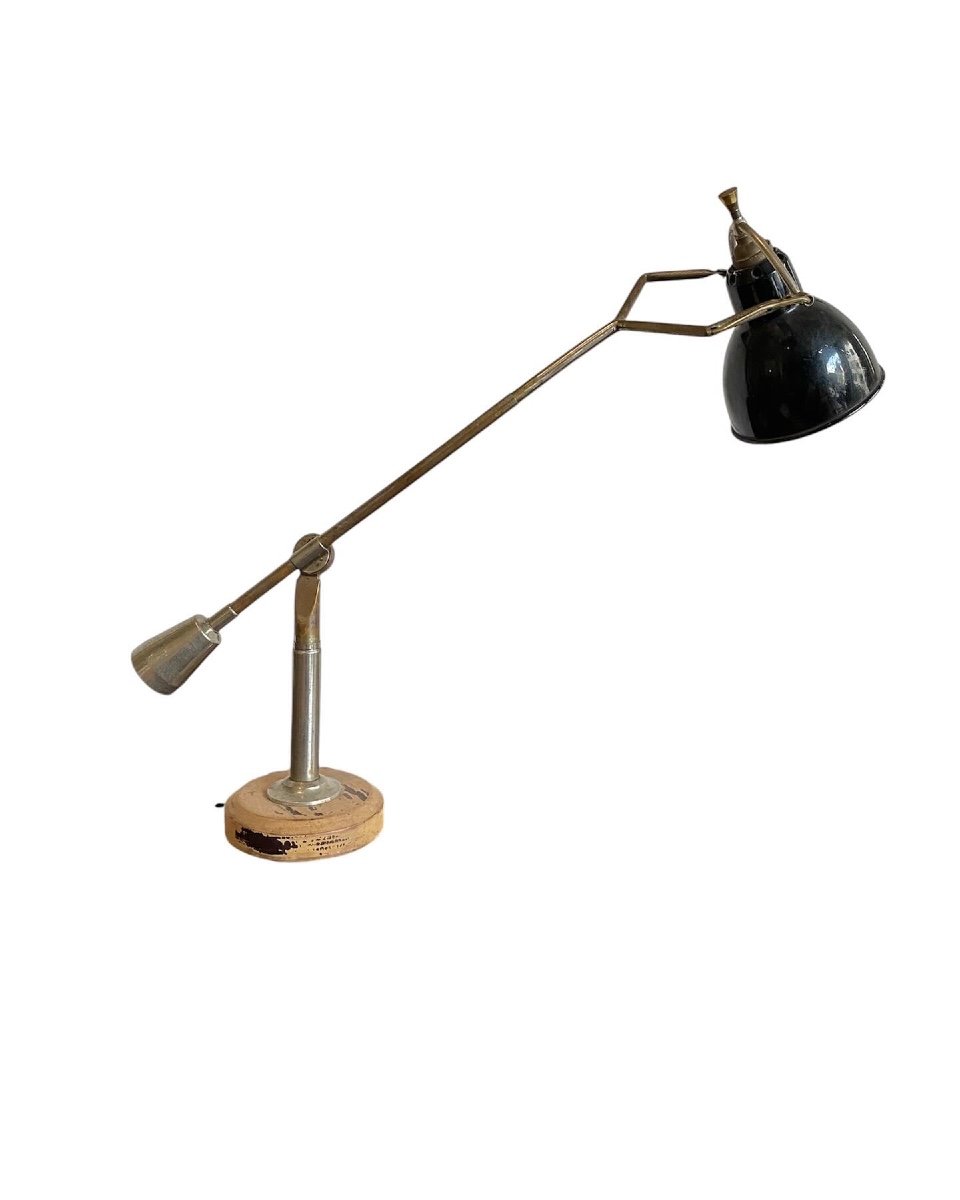 Modernist Lamp Edouard Wilfrid Buquet