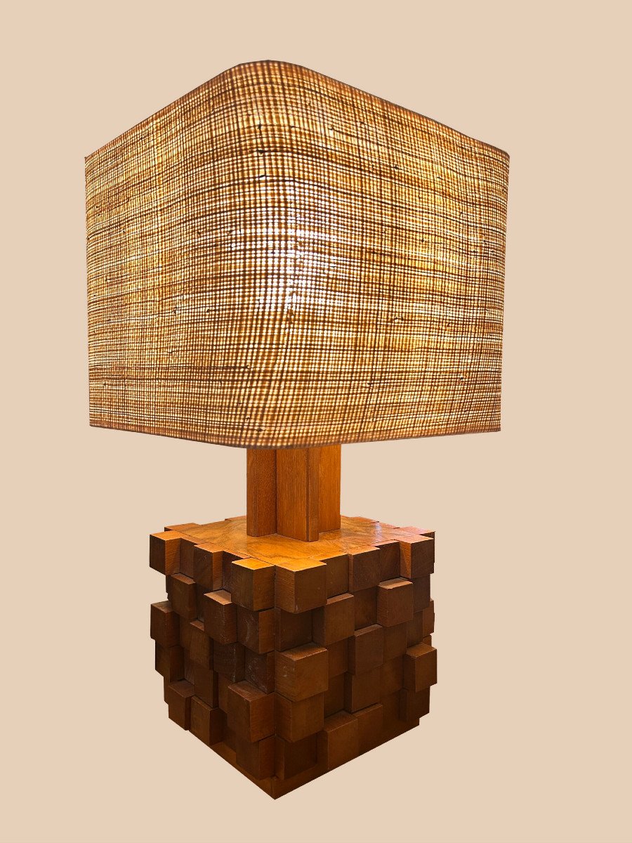 Lampe Brutaliste Circa 1970