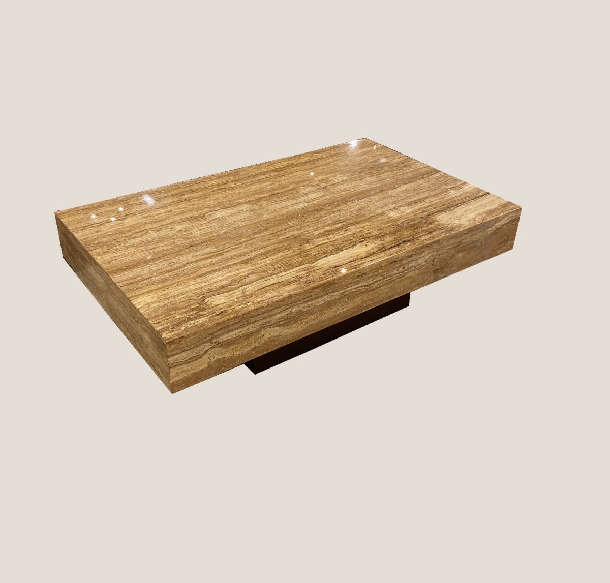 Roman Travertine Coffee Table