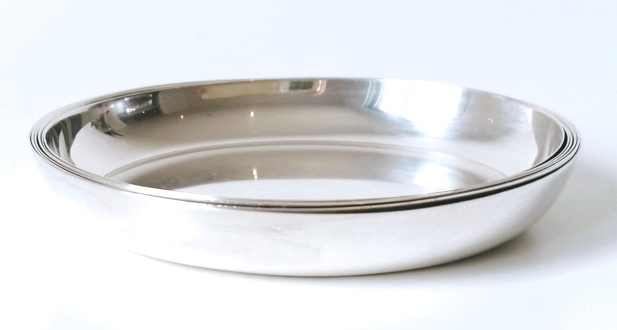 Six Small Art Deco Bowls In Solid Silver-photo-1