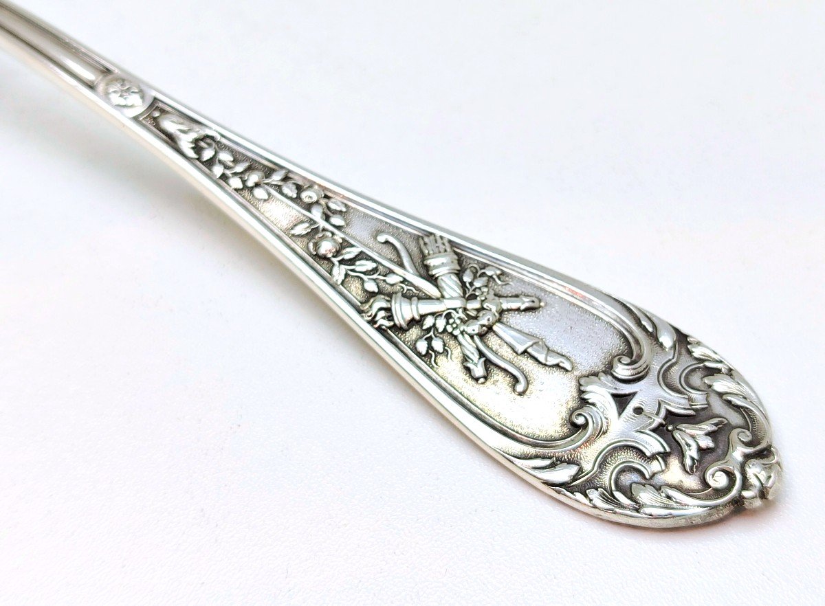 Sprinkling Spoon In Solid Silver -photo-1