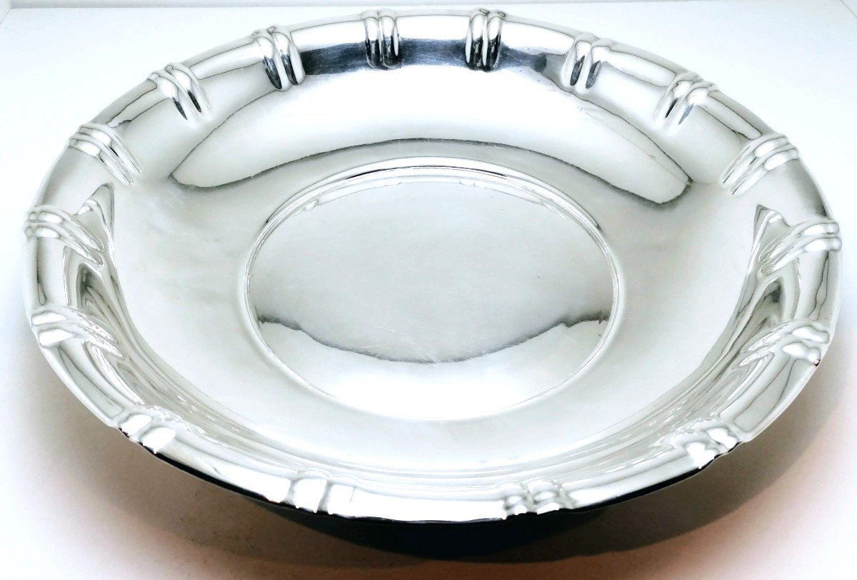 Grande coupe art deco en argent massif Wolfers -photo-2