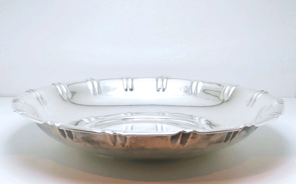 Grande coupe art deco en argent massif Wolfers -photo-3