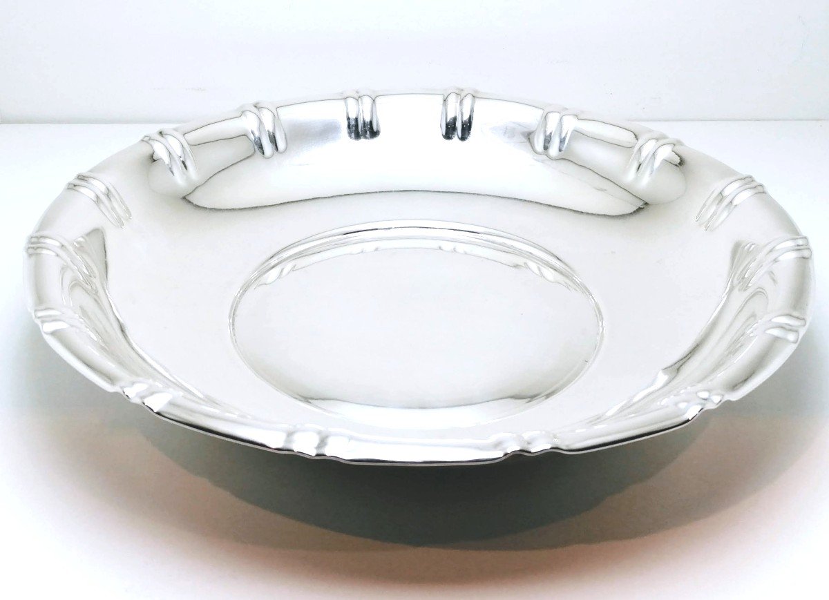 Grande coupe art deco en argent massif Wolfers 