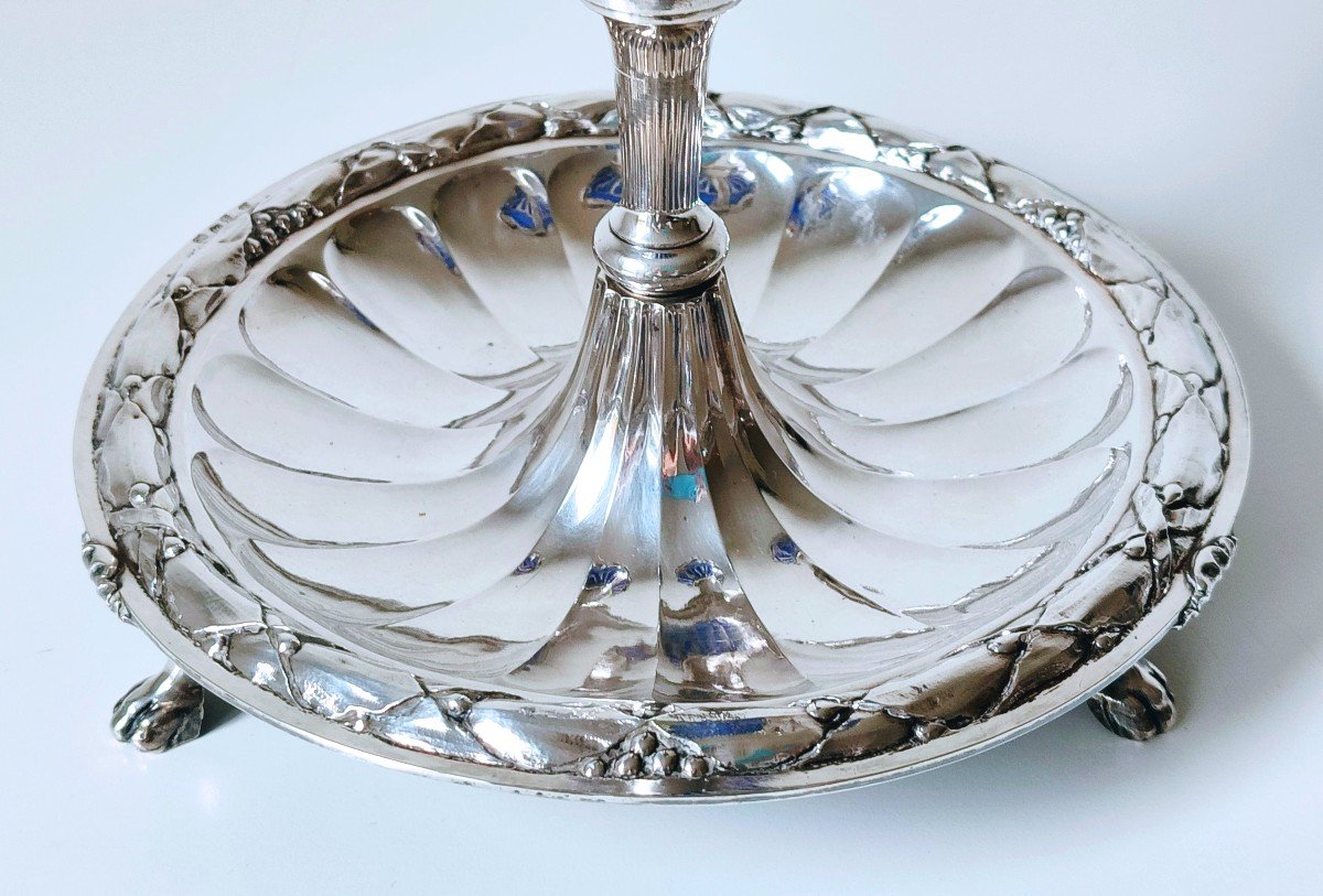 Sugar Bowl In Solid Silver Leuven 1791-photo-2