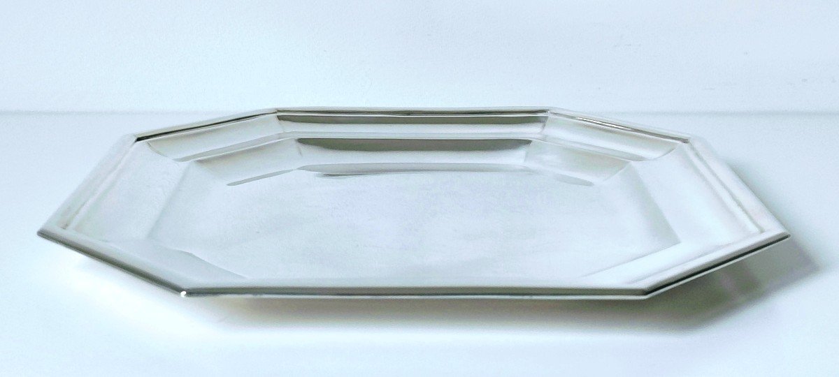 Solid Silver Art Deco Dish -photo-4