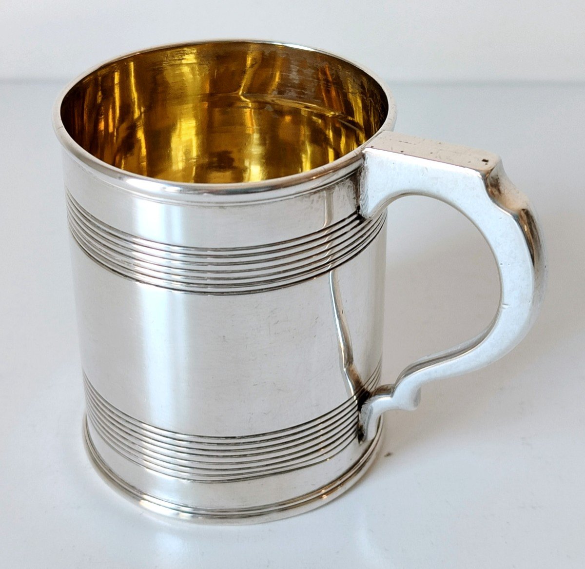 Solid Silver Tankard London 1799-photo-3