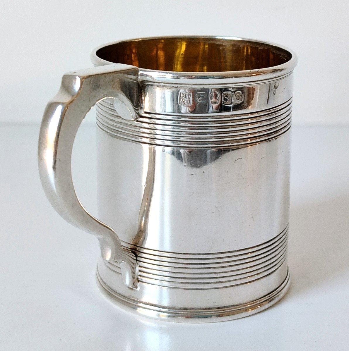 Solid Silver Tankard London 1799-photo-1