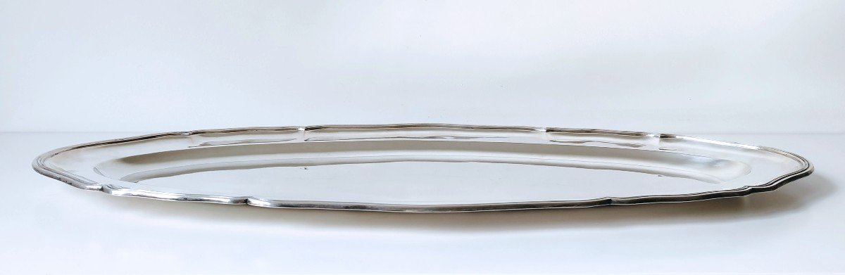 Solid Silver Fish Serving Dish, Fillet Model -photo-4