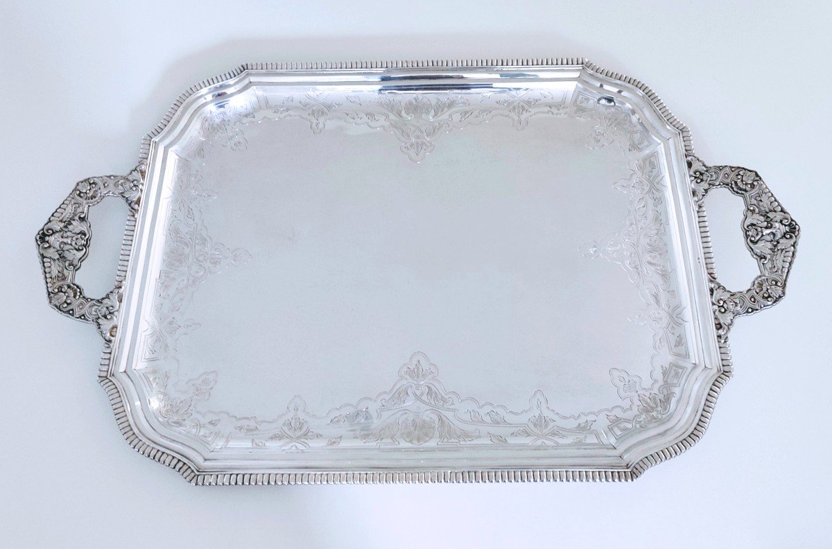 Solid Silver Serving Tray -photo-2