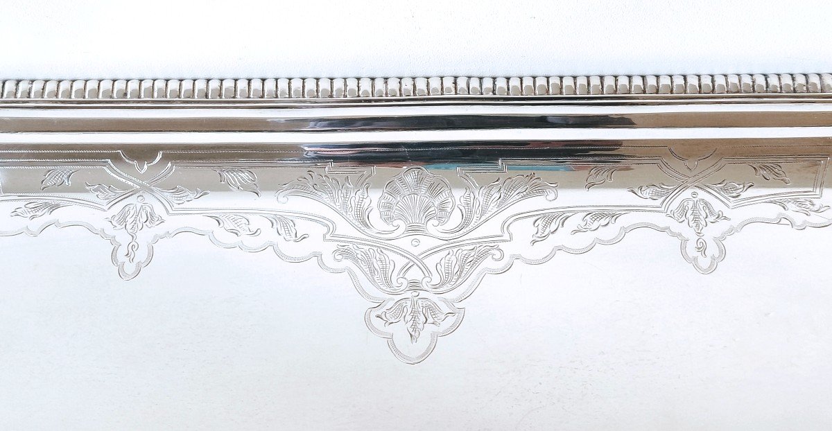 Solid Silver Serving Tray -photo-3