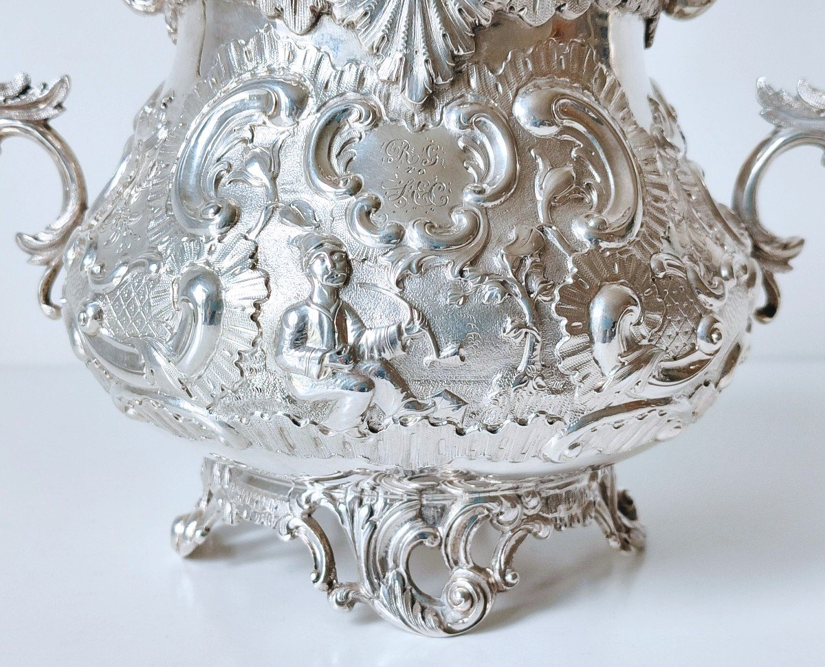 Solid Silver Sugar Bowl -photo-1