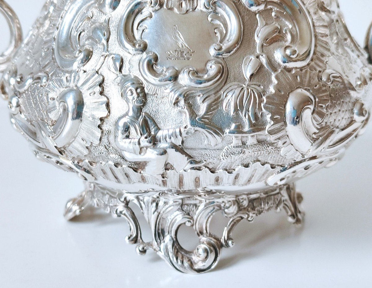 Solid Silver Sugar Bowl -photo-3