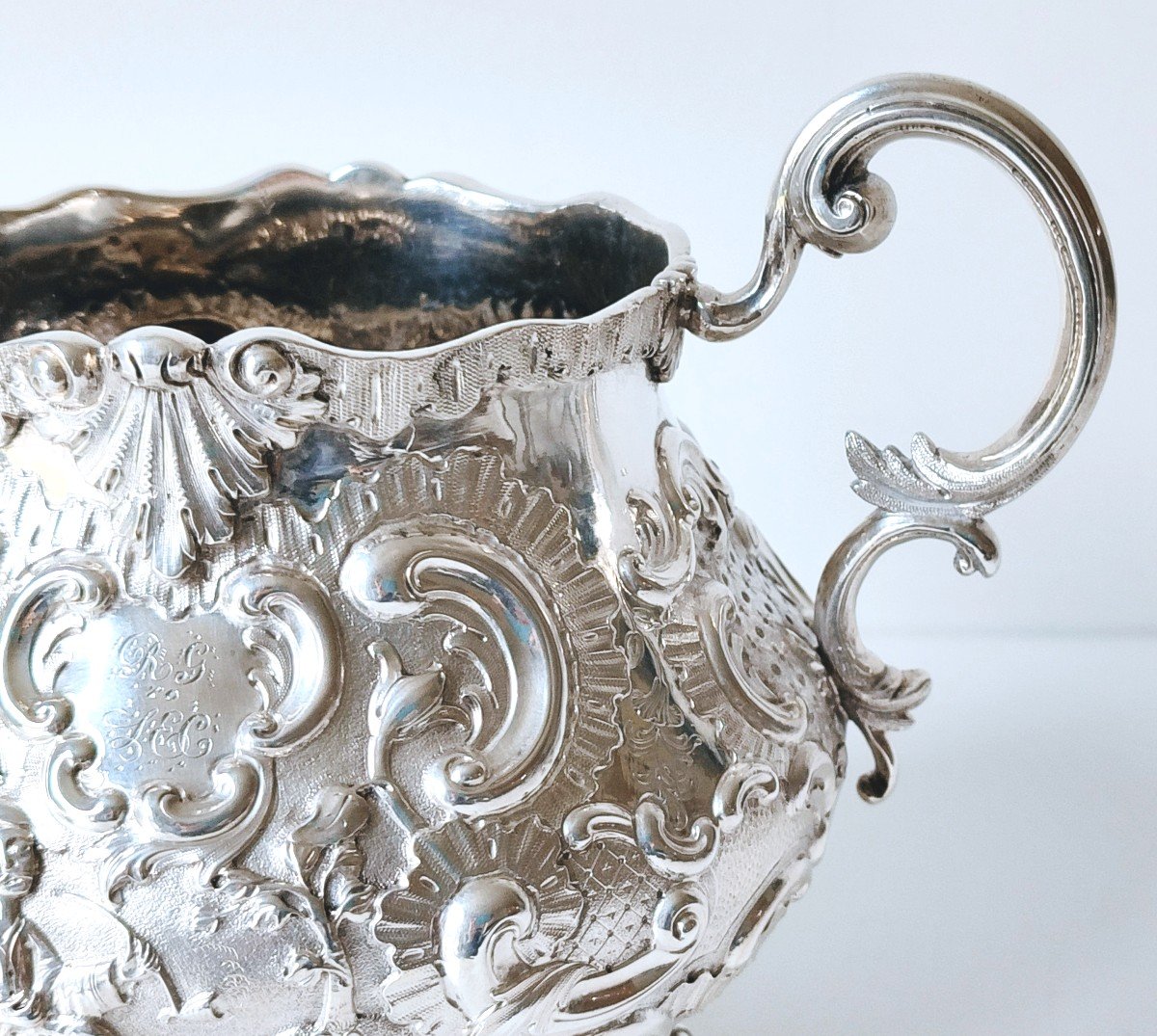 Solid Silver Sugar Bowl -photo-4